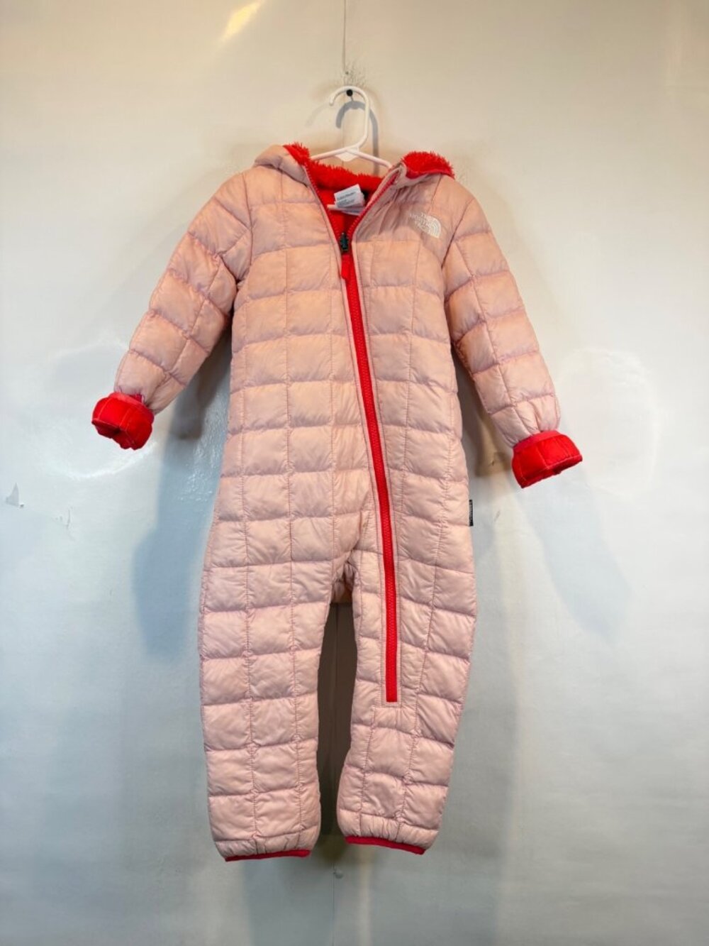 The North Face Infant Thermoball ECO Bunting Pink Hooded Size 18-24 Months